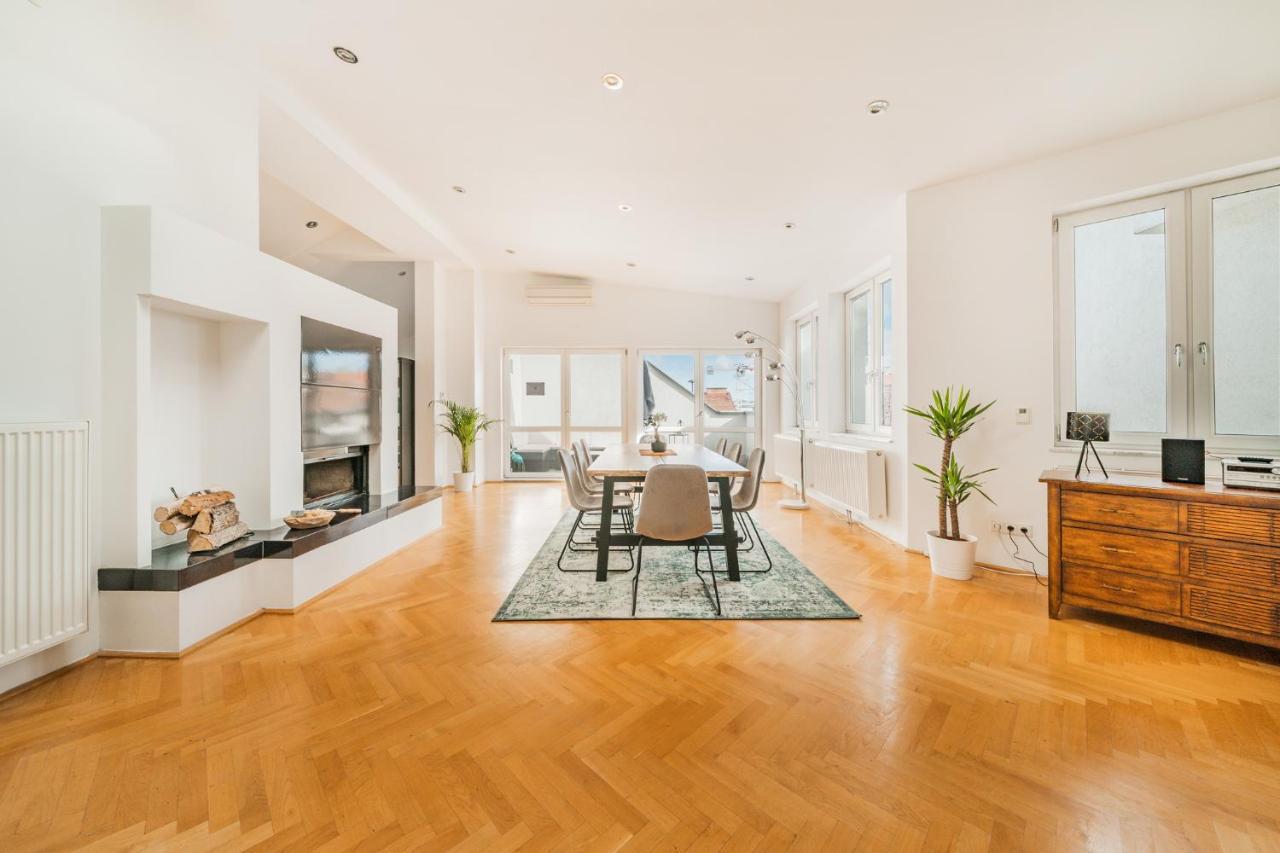Penthouse Apartment - Sauna - Terrasse - Kamin - Ac Vienna Exterior photo